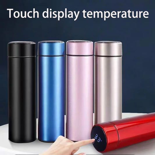 Garrafa Térmica 500ML com Display de Temperatura