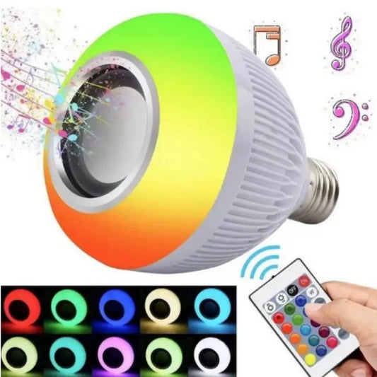 Lâmpada Toca-Música RGB